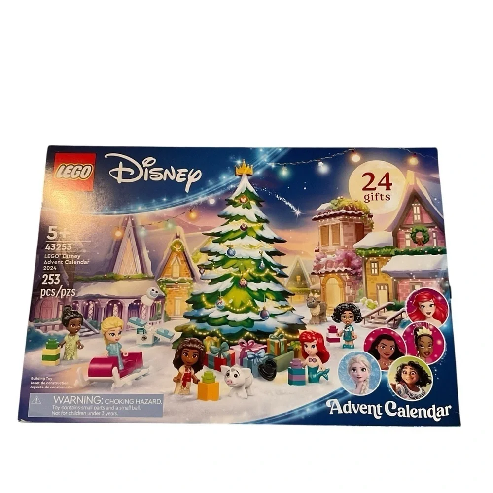LEGO Disney Princess Advent Calendar 2024 One Size Blue White Building Set